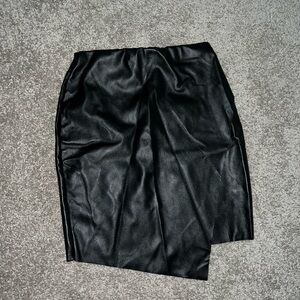 Leather skirt